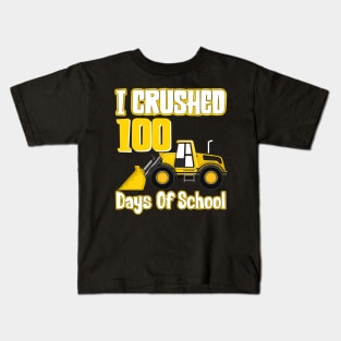 100 Days of School Monster Truck 100th Day of School Boys Kids T-Shirt